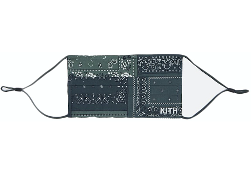 Kith Deconstructed Bandana Washable Face Mask Stadium 