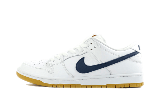 Nike SB Dunk Low Orange Label White Navy