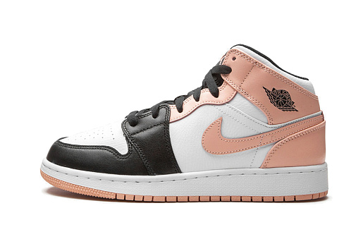 Nike Air Jordan 1 Mid Arctic Orange Black Toe (GS)