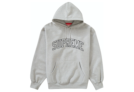 Supreme Metallic Arc Hooded Sweatshirt Heather Grey (SS23)
