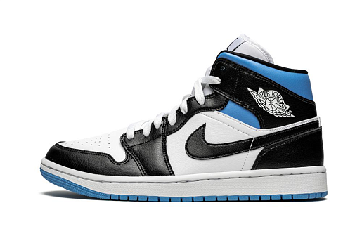 Nike Air Jordan 1 Mid University Black White (W)
