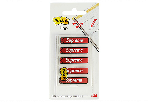 Supreme Post-it Flags Red (FW19)