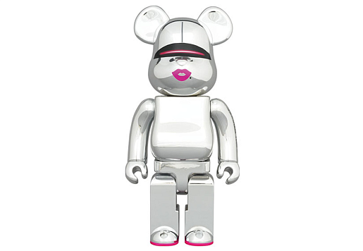 Bearbrick Sorayama x 2G Silver Ver. 1000%