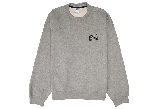 Nike x Stussy Crew Fleece Grey (SS23)