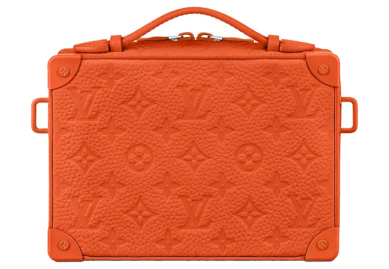 Louis Vuitton Handle Soft Trunk Taurillon Monogram Orange