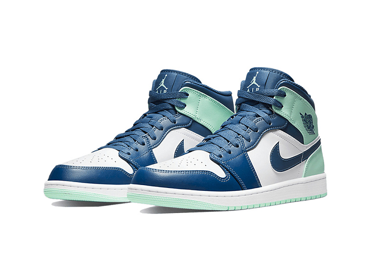 Nike Air Jordan 1 Mid Mystic Navy Mint Foam