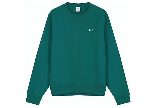 Nike Solo Swoosh Fleece Crew Sweat Green