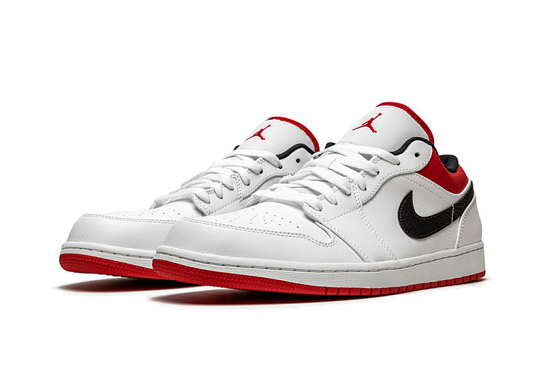 Nike Air Jordan 1 Low White University Red Black
