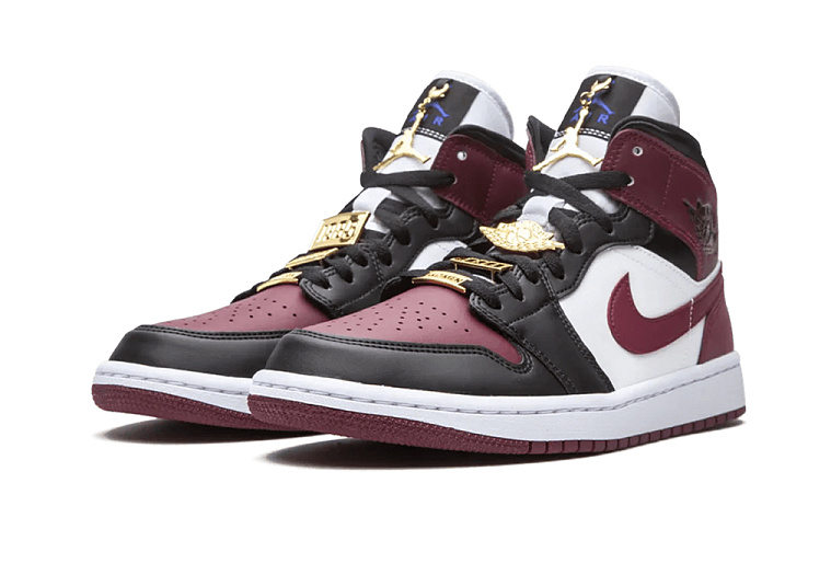 Nike Air Jordan 1 Mid SE Black Dark Beetroot (W)