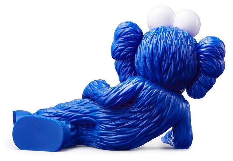 Kaws Time Off Vinyl Figure Blue
