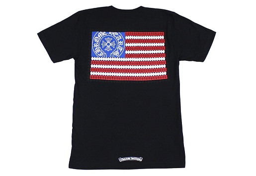 Chrome Hearts American Flag T-shirt Black