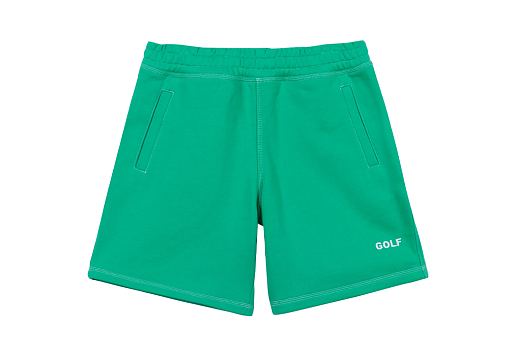 Golf Wang Sweatshorts Contrast Stitch Logo Green