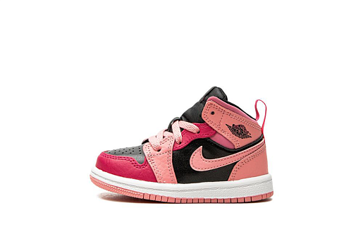 Nike Air Jordan 1 Mid Coral Chalk Kids