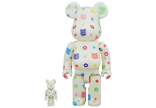 Bearbrick Glow In The Dark Version 100% & 400% Set Multicolor