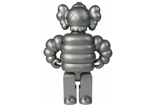 KAWS Chum Kubrick 400% Silver