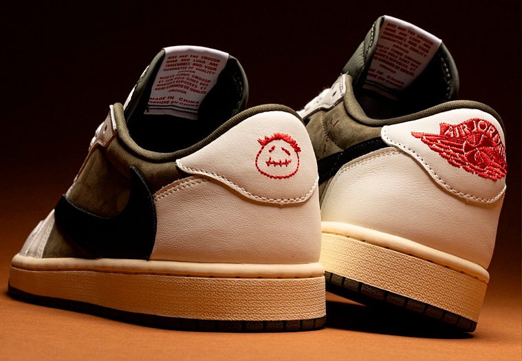 Nike Air Jordan 1 Retro Low OG SP Travis Scott Medium Olive