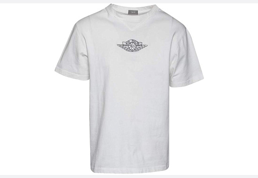 Dior x Jordan Wings T-Shirt White