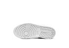 Nike Air Jordan 1 Mid Triple White Kids