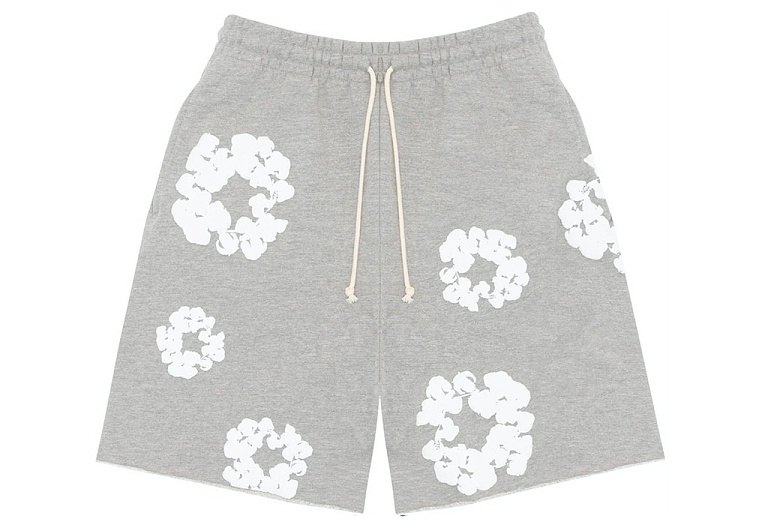 Denim Tears The Cotton Wreath Sweatshorts Grey