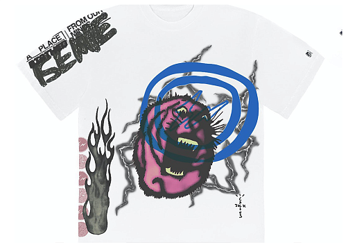 Travis Scott Cactus Jack For Fragment Sunrise Tee White (SS21)