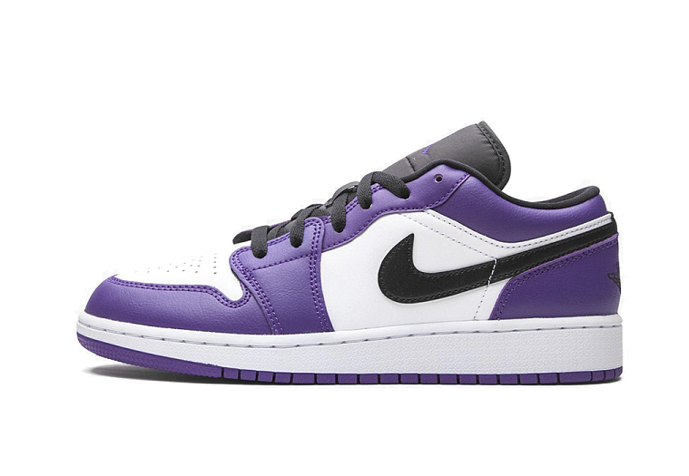 Nike Air Jordan 1 Low Court Purple White (GS)