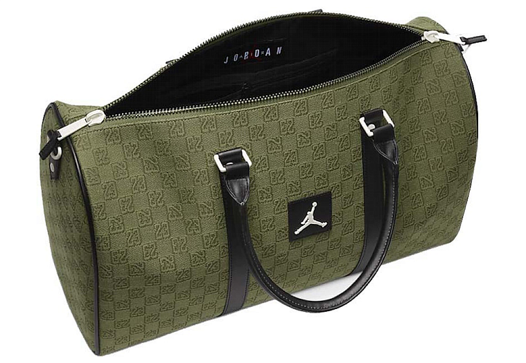 Nike Air Jordan Monogram Duffle Bag Green