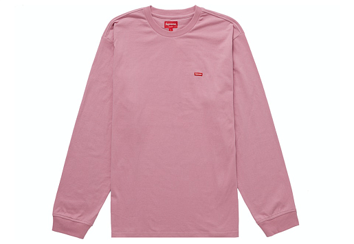 Supreme Small Box L/S Tee (SS22) Pink