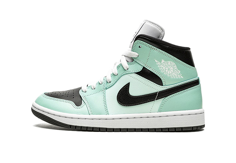 Nike Air Jordan 1 Mid Aqua Blue Tint (W)
