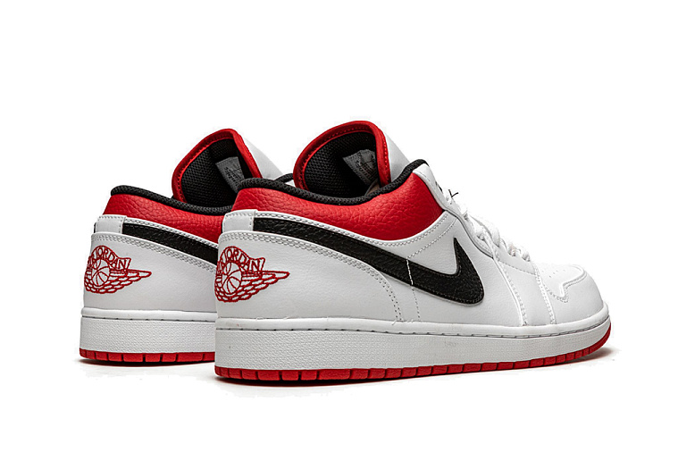 Nike Air Jordan 1 Low White University Red Black