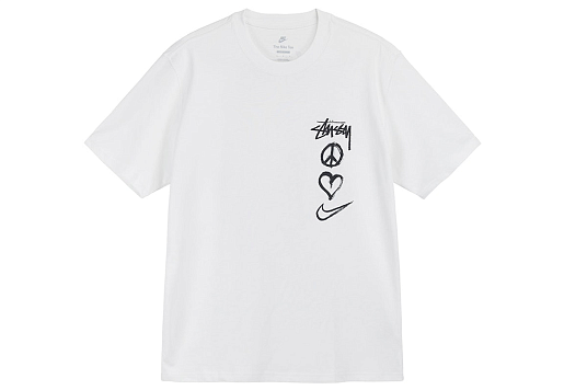 Nike x Stussy Peace, Love, Swoosh T-shirt White