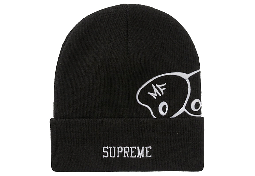 Supreme MF DOOM Beanie Black