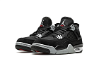 Nike Air Jordan 4 Retro Black Canvas (GS)