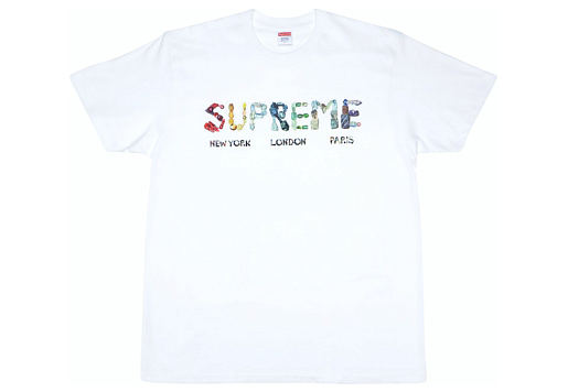 Supreme Rocks Tee White (SS18)