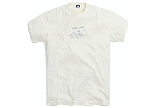 KITH Cowboy Classic Logo Vintage Tee Sandrift