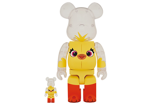Bearbrick x Disney Pixar Toy Story 4 Ducky 100% & 400% Set