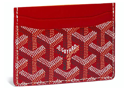 Goyard Saint-Sulpice Card Wallet Red