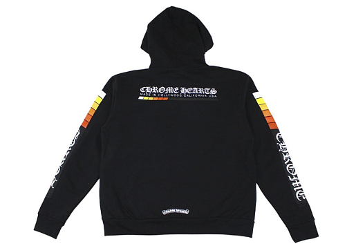 Chrome Hearts Eye Chart Made in Hollywood Pullover Hoodie Black