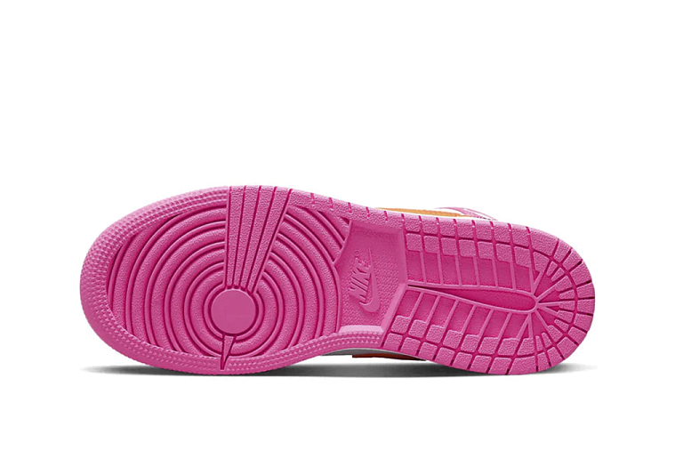 Nike Air Jordan 1 Mid Pinksicle Safety Orange (GS)