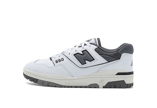 New Balance 550 White Grey Dark Grey