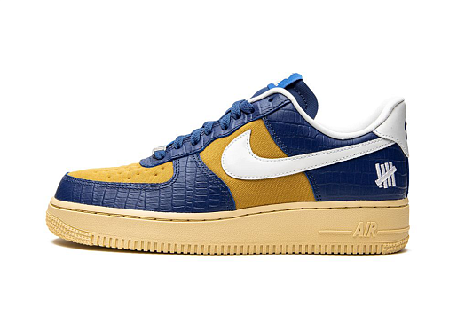 Nike Air Force 1 Low SP Undefeated 5 On It Blue Yellow Croc