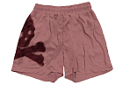 Travis Scott Cactus Jack For Mastermind Skull Shorts Washed Red