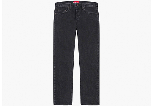 Supreme Stone Washed Slim Jean Washed Black (SS22)
