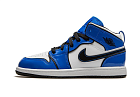 Nike Air Jordan 1 Mid Signal Blue Kids