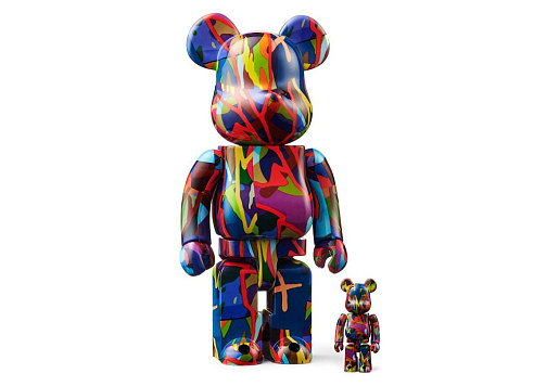 Bearbrick x Kaws Tension 100% & 400% Set