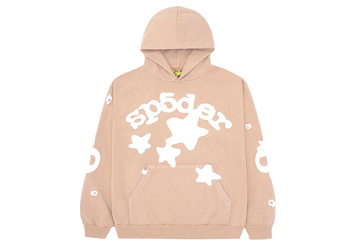 Sp5der Beluga Hoodie Sand