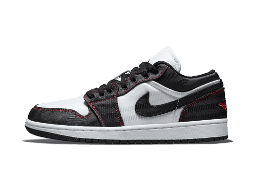 Nike Air Jordan 1 Low SE Utility White Black Gym Red (W)
