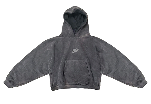 Kanye West DONDA Doves Slam Hoodie Washed Black