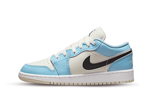 Nike Air Jordan 1 Low Ice Blue Black (GS)