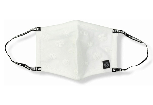 Chrome Hearts Motif Facemask White