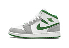 Nike Air Jordan 1 Mid SE White Pine Green Smoke Grey (GS)